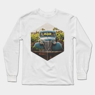 Vintage Car Geometric Photography Long Sleeve T-Shirt